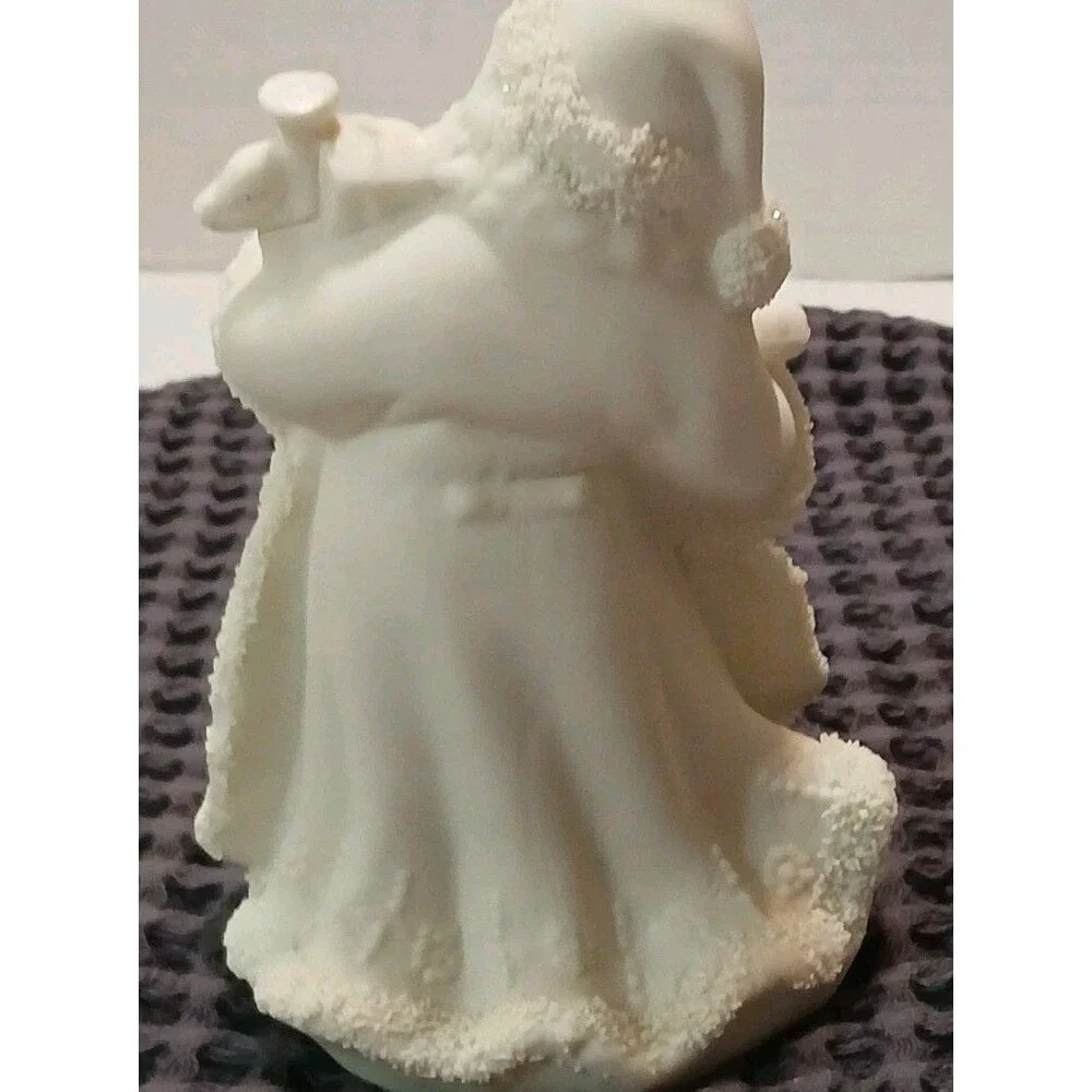 Vintage K's Collection Father Christmas Holding Cane Presents 6